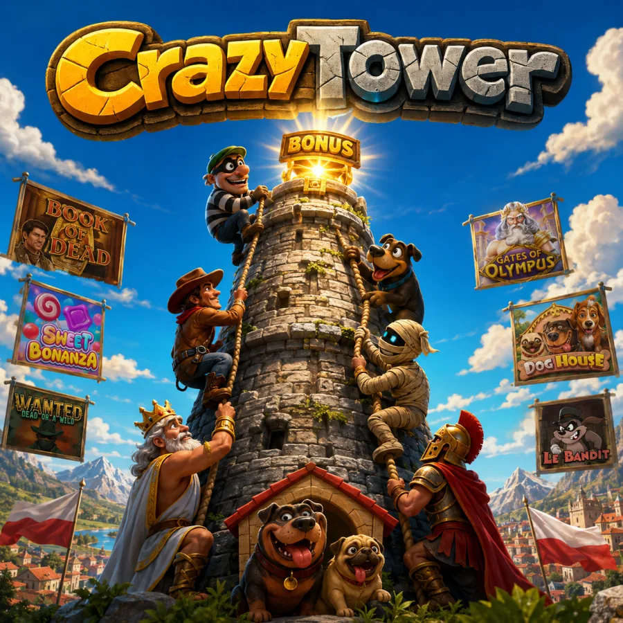 Crazy Tower Casino — wieża bonusowa